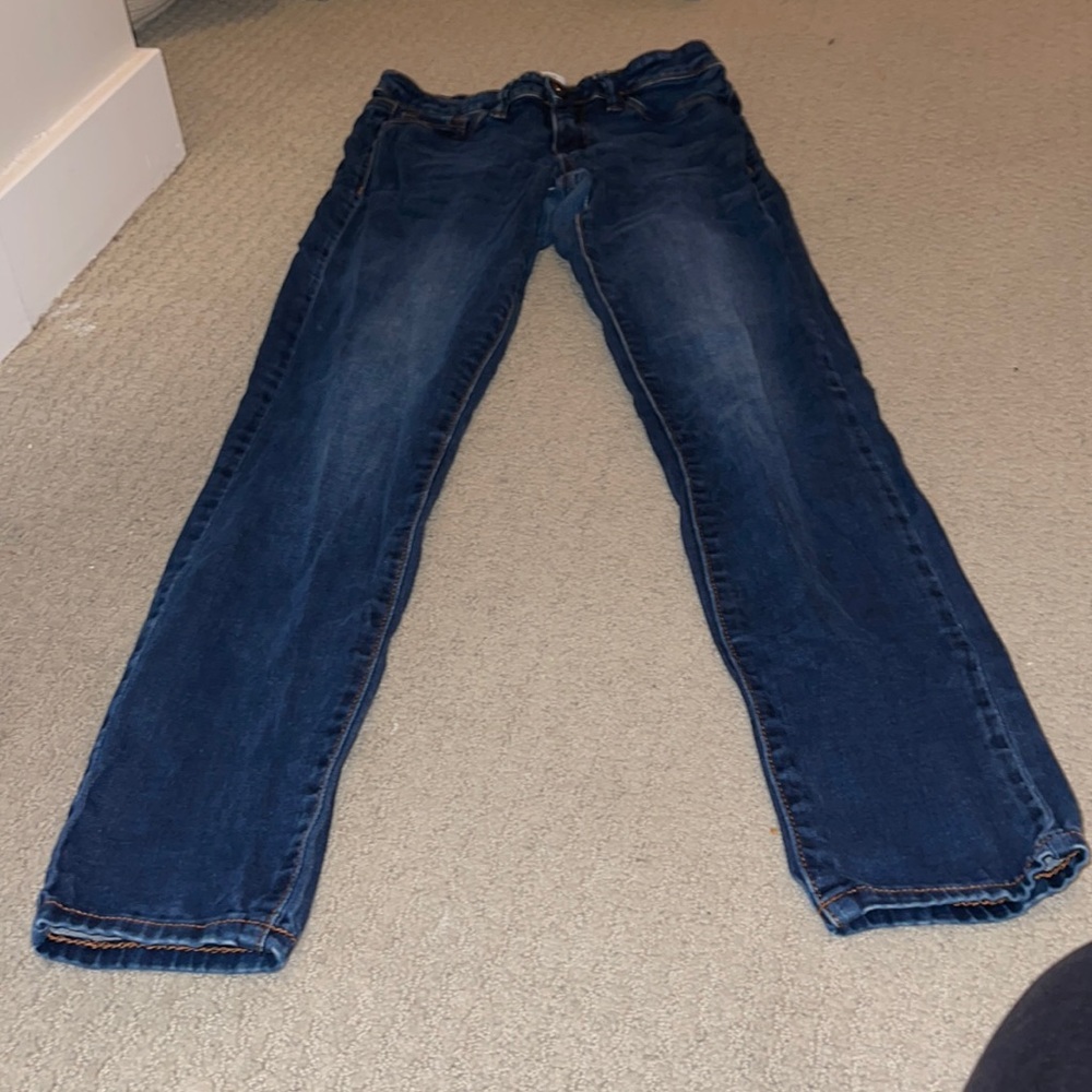 Dark high waisted jeans